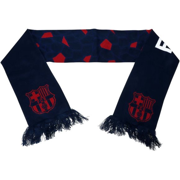 NWT!! KNIT Barcelona SOCCER FUTBOL FOOTBALL Scarf OFFICIALLY LICENSED - Picture 2 of 2
